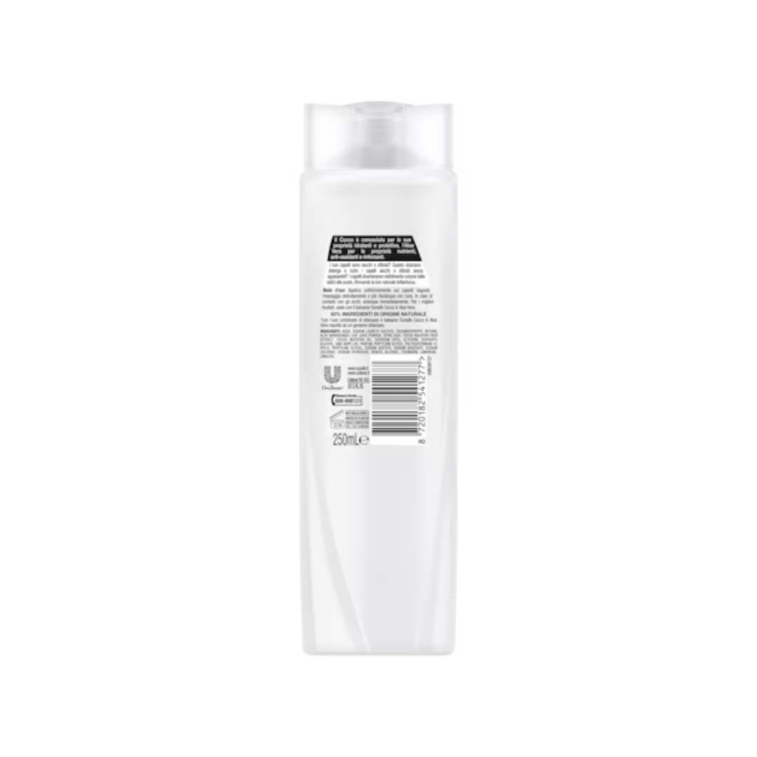🥥 Sunsilk Shampoo Cocco e Aloe Vera Naturale - 250ml 🥥
