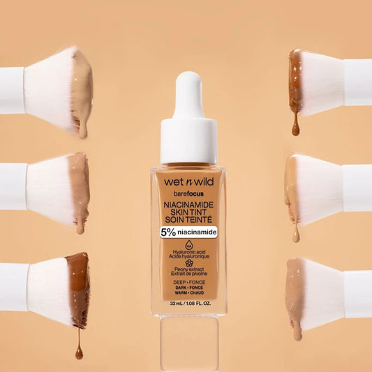 🌿 Wet n Wild – BareFocus Niacinamide Skin Tint