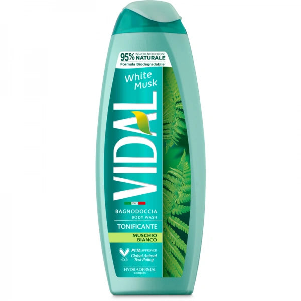 Vidal Bagno Tonificante – Muschio Bianco (White Musk) – 500 ml