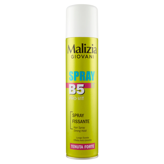 Malizia Giovani Spray Fissante B5 Pro-Vit – Tenuta Forte, Look Perfetto!