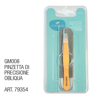 🎯 VANTAGE GM008 – Pinzetta di Precisione Obliqua