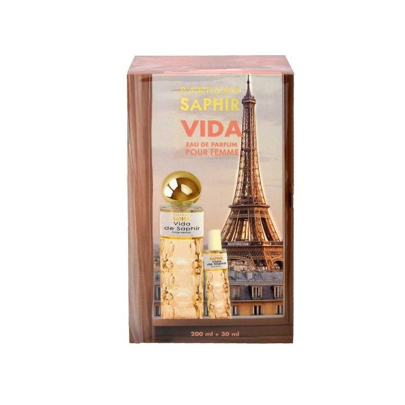 Parfums Saphir – Vida de Saphir Eau de Parfum Pour Femme (Cofanetto 200 ml + 30 ml)