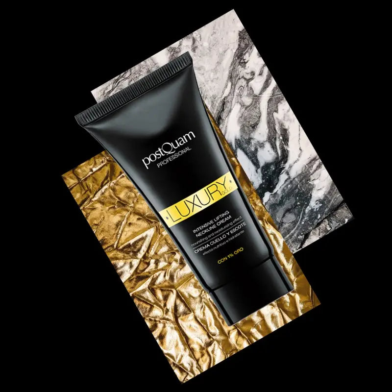 ✨ PostQuam Luxury Gold – Intensive Lifting Neckline Cream Crema Lifting Collo e Décolleté – con 1% di Oro – 75 ml