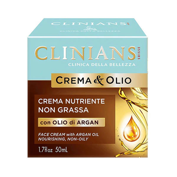 Clinians Crema & Olio – Nutrimento Intelligente all’Olio di Argan