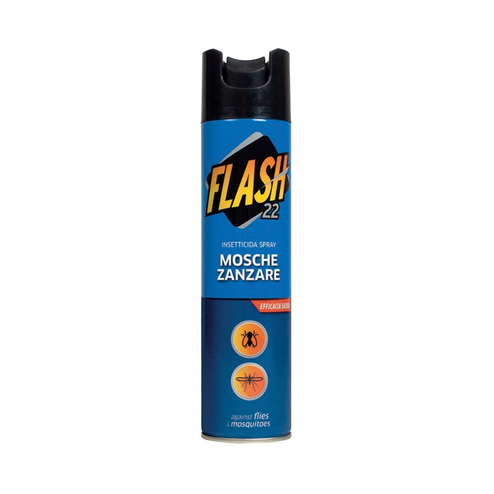 🦟 FLASH 22 Insetticida Spray – Mosche & Zanzare