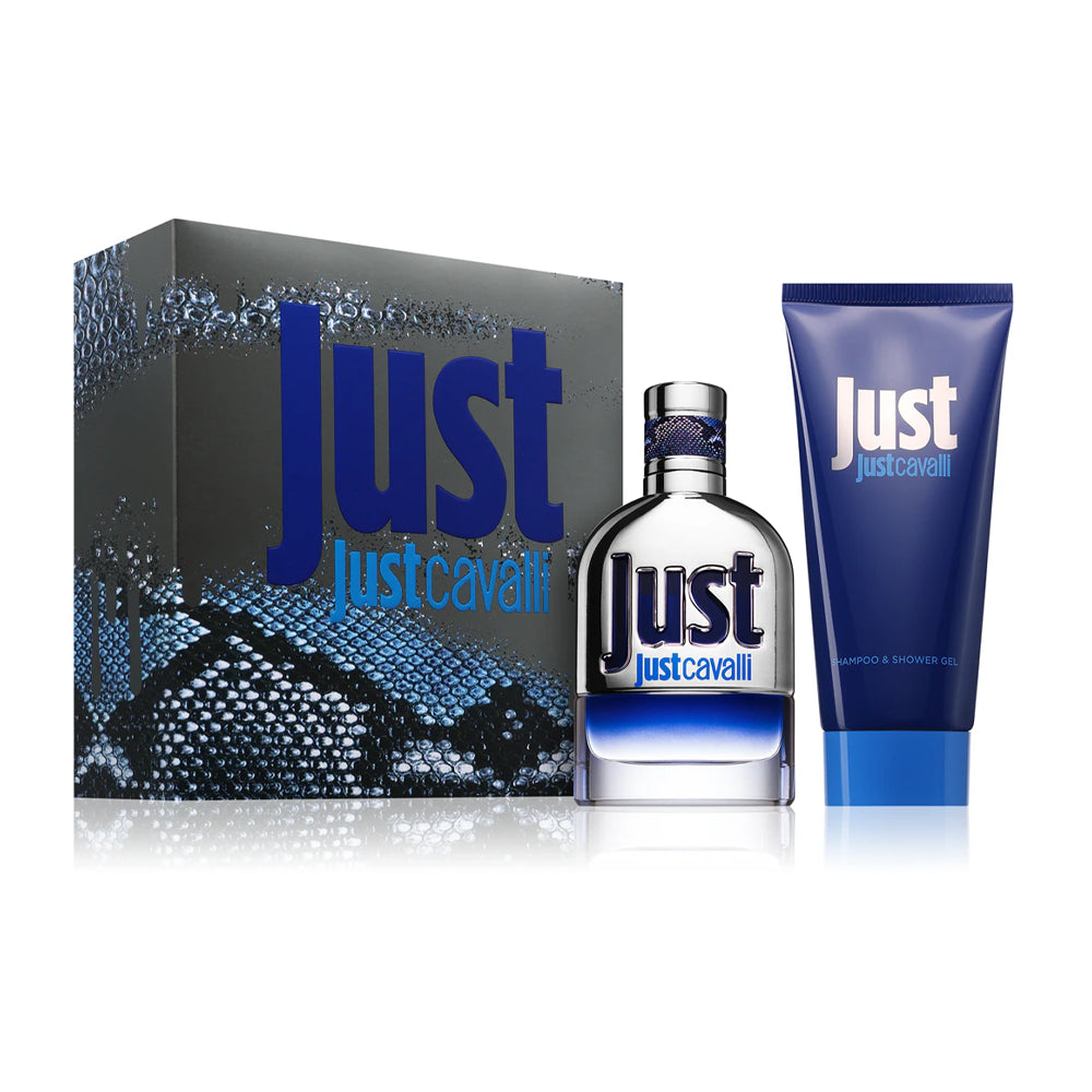 Just Cavalli – Cofanetto Regalo Uomo (Eau de Toilette + Shampoo & Shower Gel)