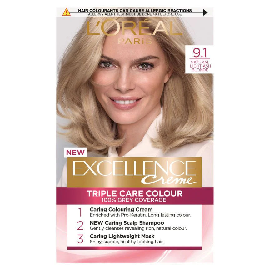 ❄️ L’Oréal Excellence Creme – 9.1 Biondo Cenere Chiaro Naturale