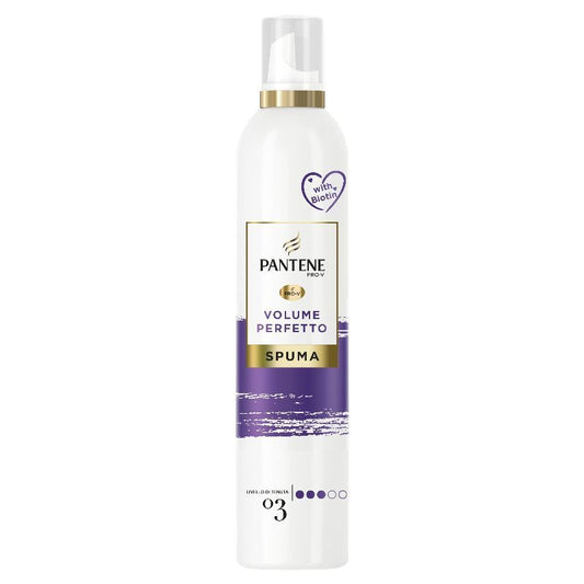 💜 Pantene Pro-V Volume Perfetto Spuma con Biotina – Tenuta 3/5 – Volume Naturale & Definizione