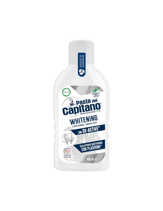 🦷 PASTA DEL CAPITANO COLLUTORIO WHITENING - 400 ML 🦷
