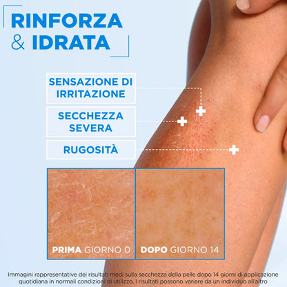🧴 Mixa Ceramide Protect – Crema Rinforzante Multizona (Viso, Corpo, Mani) – 400 ml