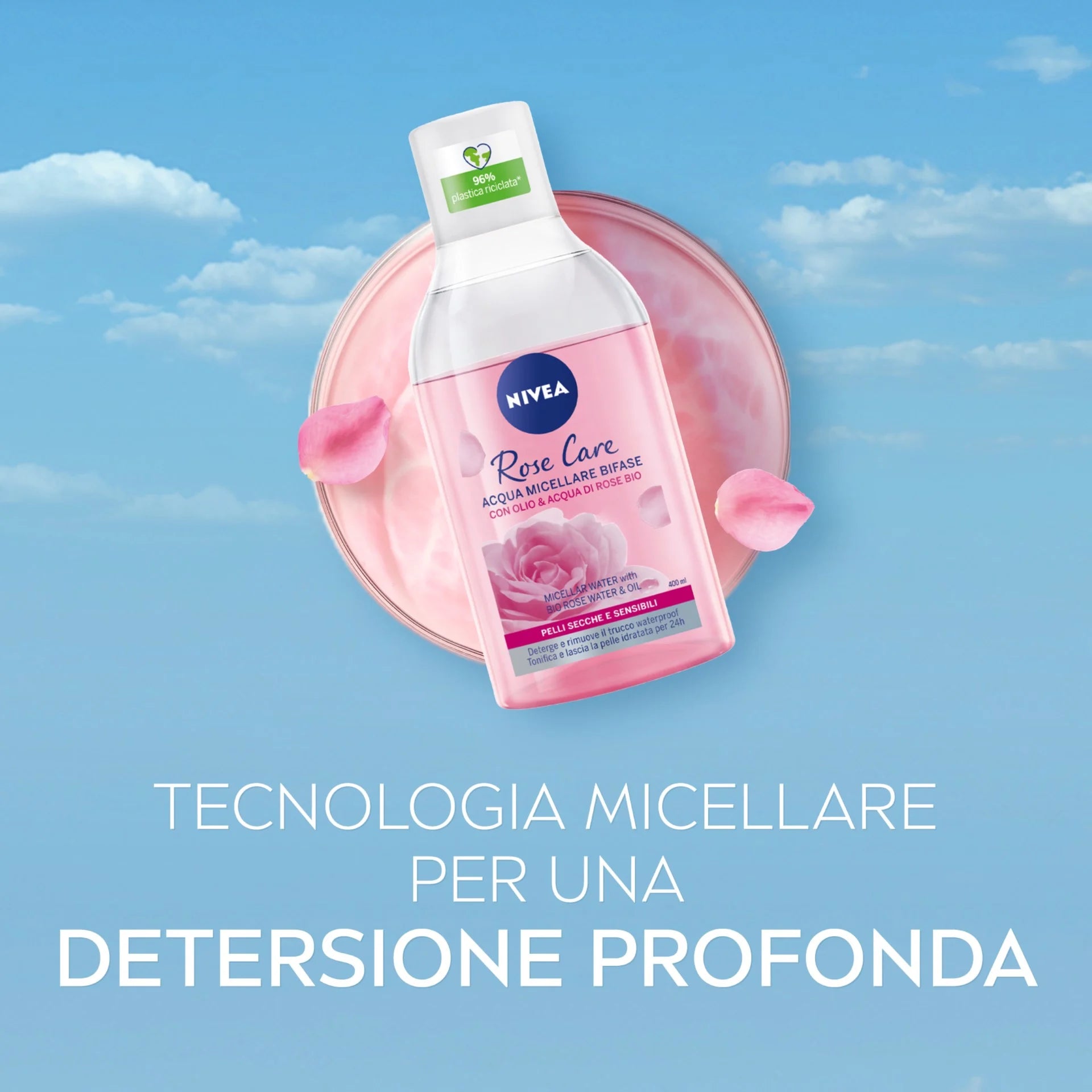 🌸 NIVEA Rose Care – Acqua Micellare Bifase