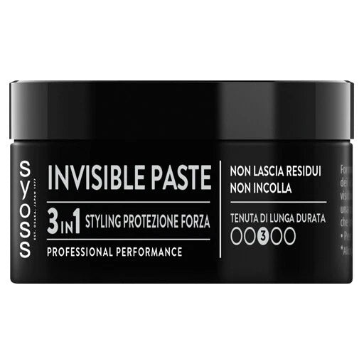 🖤 Syoss Invisible Paste – Styling a regola d’arte. Nessuna traccia. Solo effetto wow.