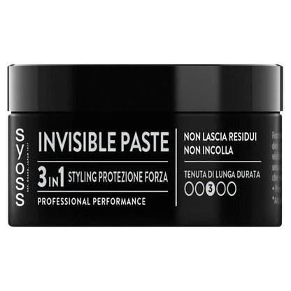 🖤 Syoss Invisible Paste – Styling a regola d’arte. Nessuna traccia. Solo effetto wow.
