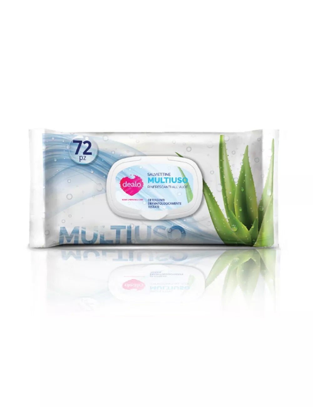 🌿 Salviettine Multiuso Dealo all’Aloe – Freschezza pronta all’uso!