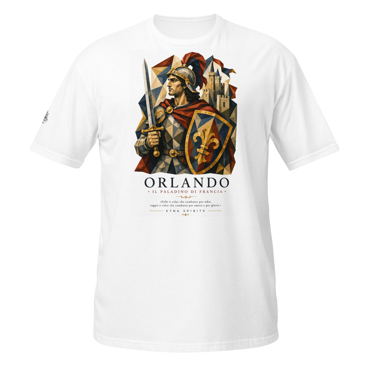 T-shirt Orlando geometrica Opera dei Pupi Etna Spirits